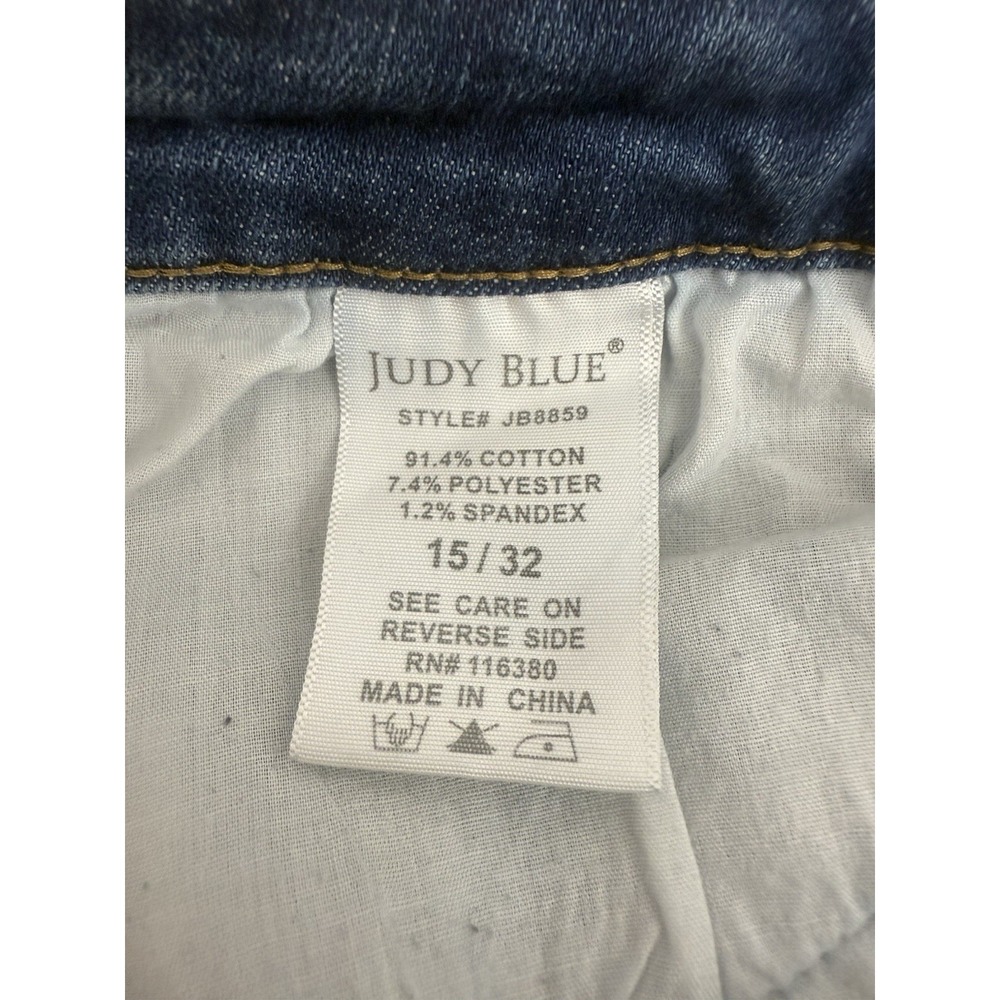 Judy Blue 15/32 Skinny Fit Jeans Mid Rise‎ 30X28 Style#JB8859 - Picture 4 of 7